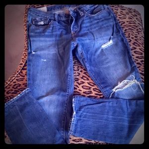 ABERCROMBIE distressed jeans W31 L30